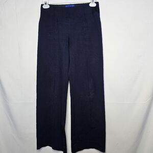 Winser London wide leg miracle trousers blue pull on elastic waist pants sz 10